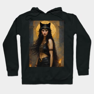 Bastet ~ Egyptian Cat Goddess Hoodie